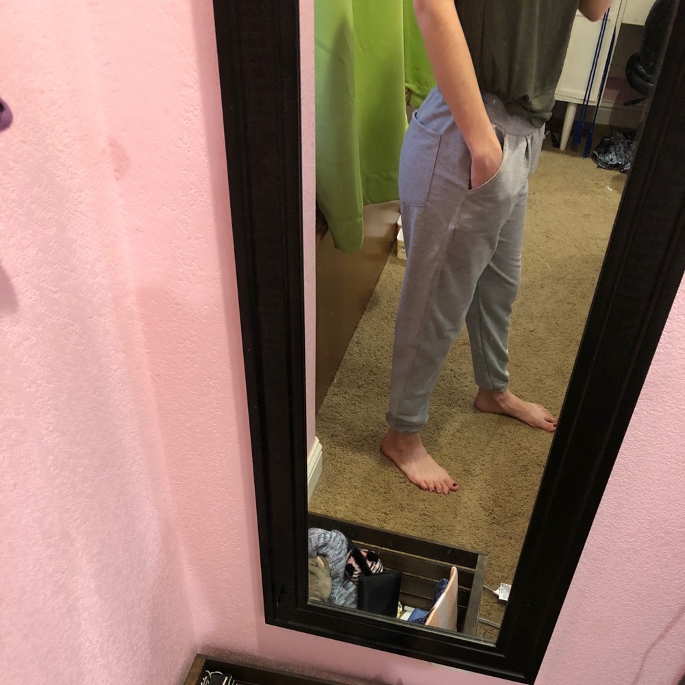 Grey sweat pants